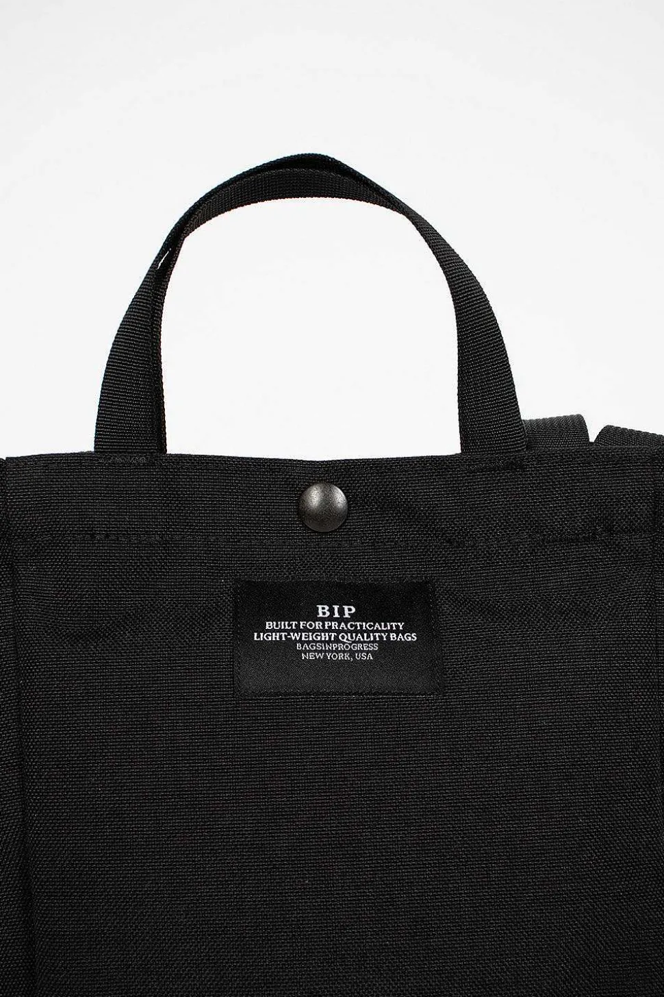 Small Side Pocket Tote Black