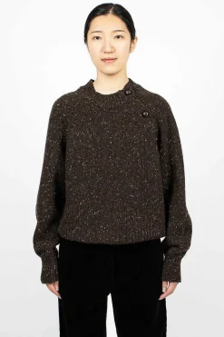 Soft Donegal Jumper Earth