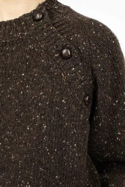 Soft Donegal Jumper Earth