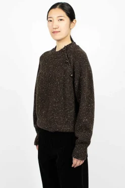 Soft Donegal Jumper Earth