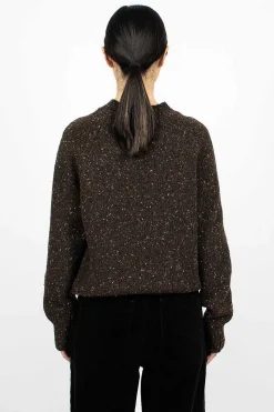 Soft Donegal Jumper Earth