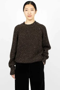 Soft Donegal Jumper Earth