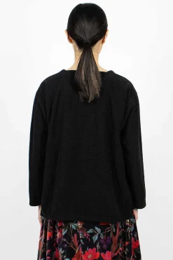 Square Neck Shirt Black