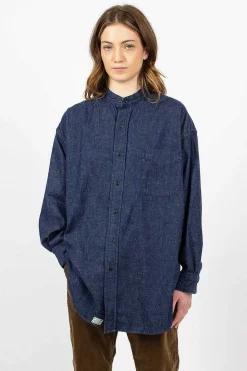 Stand Collar Shirt One Wash