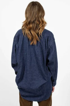Stand Collar Shirt One Wash