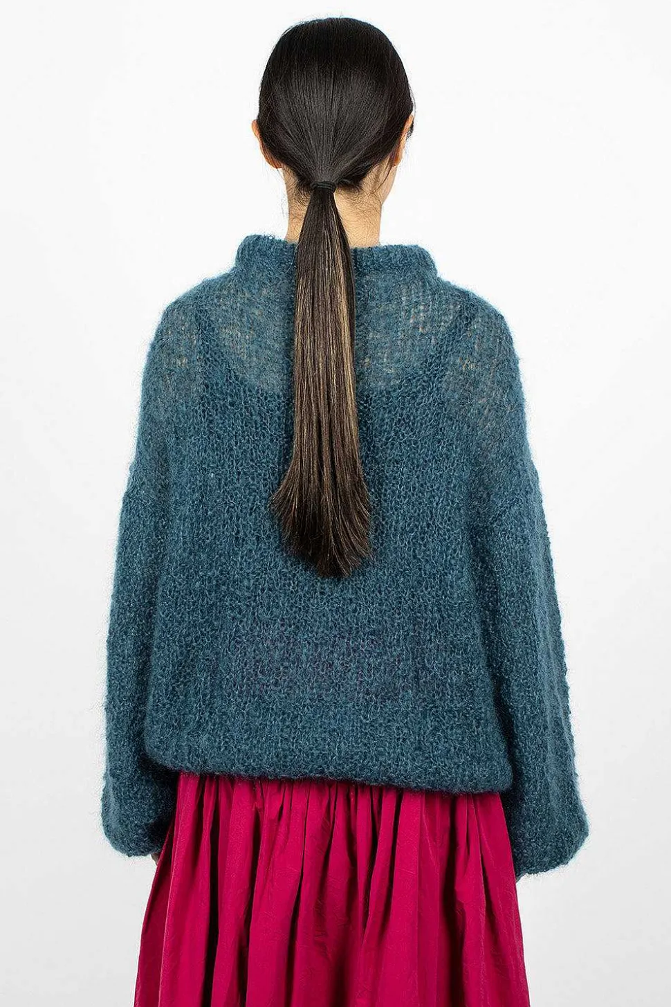 Stitch Crewneck Teal