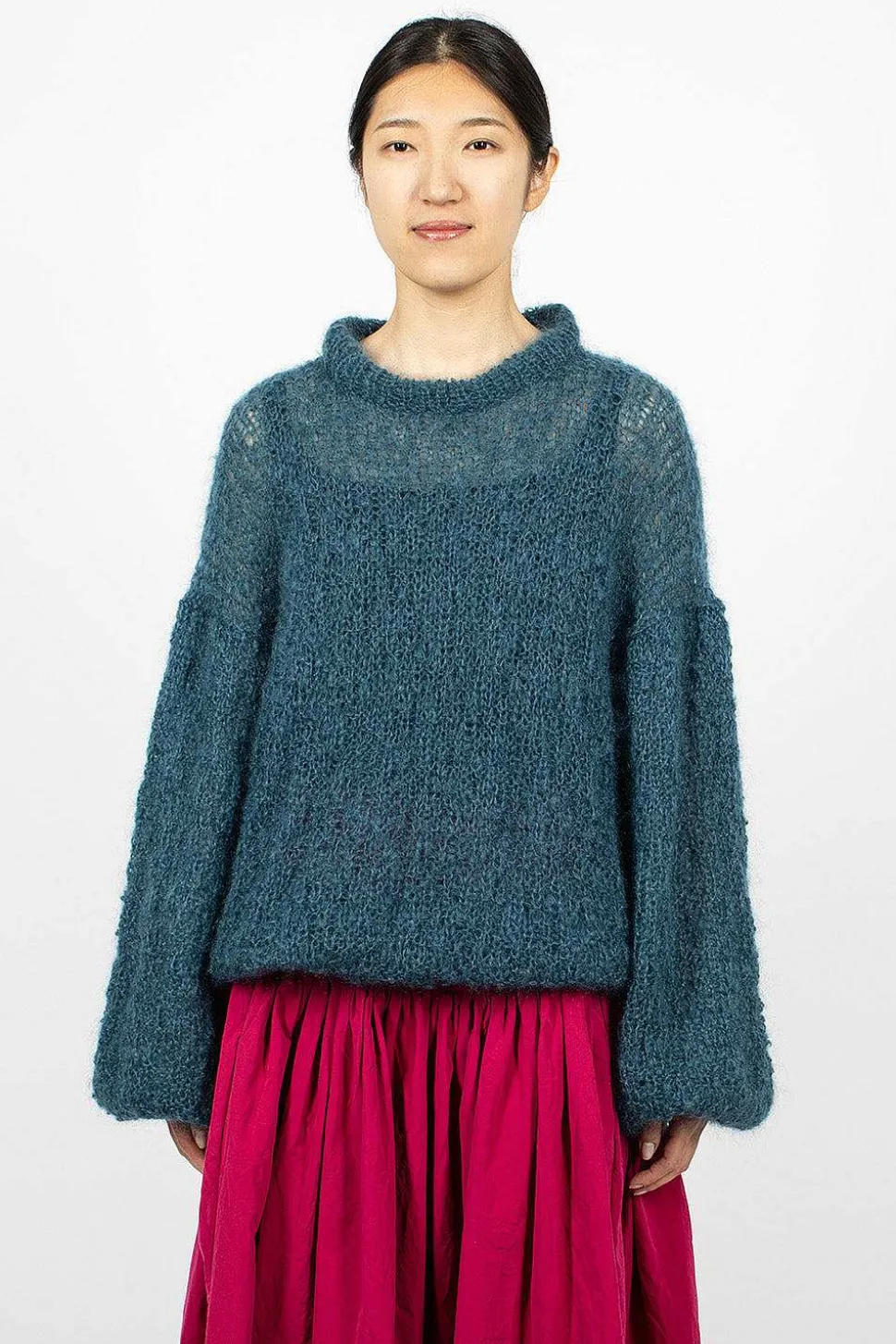 Stitch Crewneck Teal