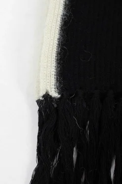 Stripe Scarf Mohair Blend