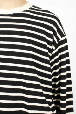 Striped Pullover Black