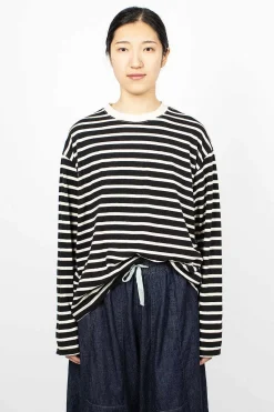 Striped Pullover Black