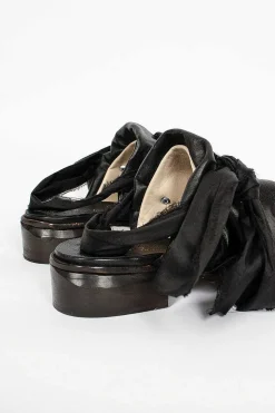 Sulkan Leather Mule Black