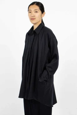 Tailored Artist Smock Navy