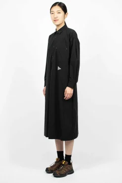 Taslan Stretch Dress Black