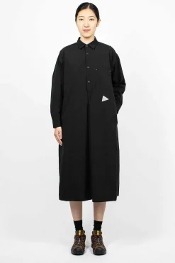 Taslan Stretch Dress Black