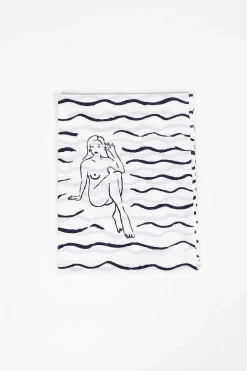 Tenugui Towel 2 Pack Blue/Red