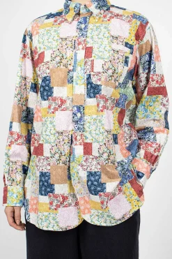 19Th Century Shirt Multi Floral Patchwork