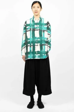 The Draughtsman Shirt Flint/Viridian