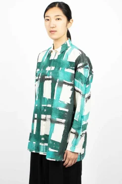 The Draughtsman Shirt Flint/Viridian