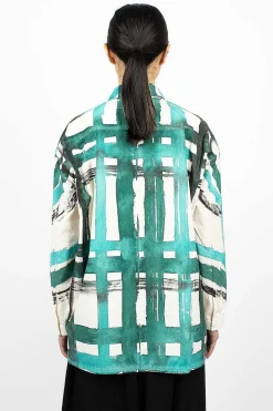 The Draughtsman Shirt Flint/Viridian