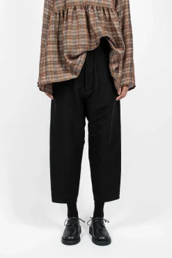 Tie Waist Trouser Black
