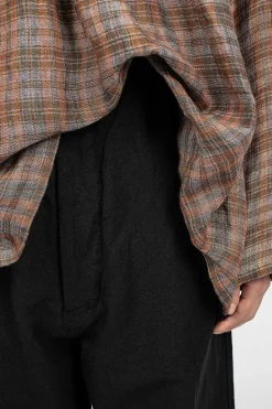 Tie Waist Trouser Black