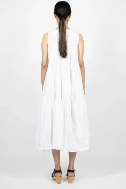 Tiered Dress White