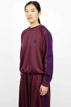Track Sweatshirt Wine