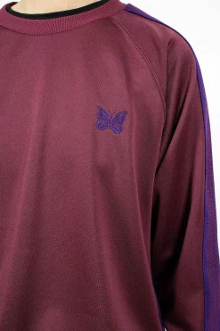 Track Sweatshirt Wine