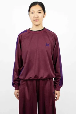 Track Sweatshirt Wine