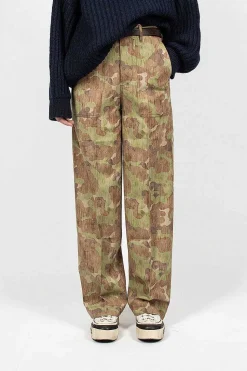 Trade Wind Herringbone Pant Camo