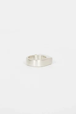 Tumi Ring Sterling Silver/Cognac Diamond