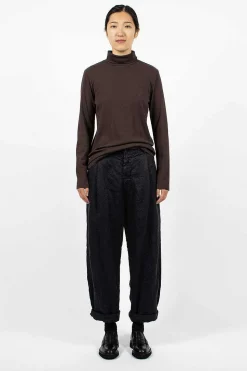 Turtleneck Top Plum