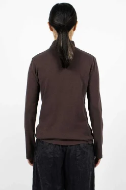 Turtleneck Top Plum