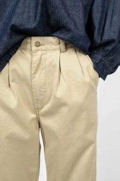 Two Tuck Chino Khaki