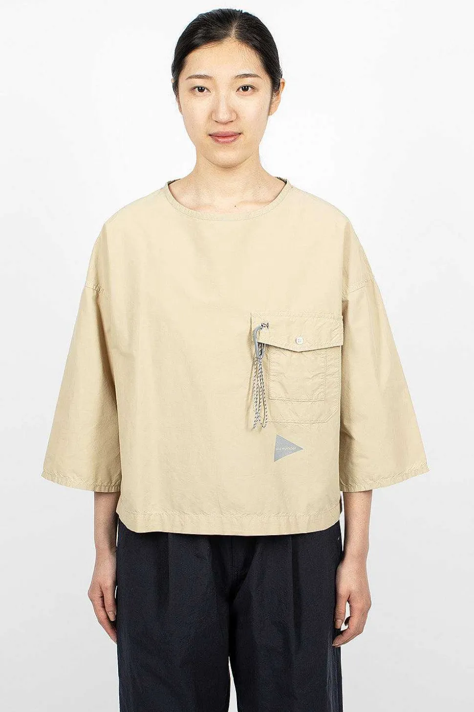Typewriter Pullover Beige