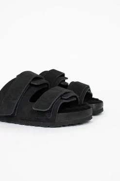 Uji Vl Cazador Shearling Sandal Slate