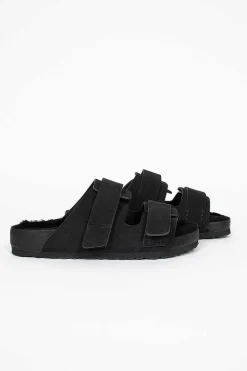 Uji Vl Cazador Shearling Sandal Slate