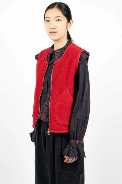 Utah Waistcoat Red