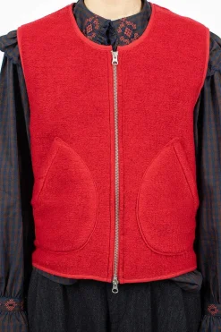 Utah Waistcoat Red