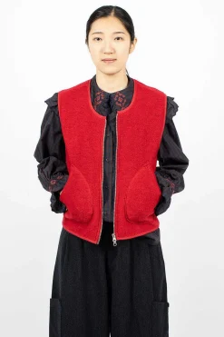 Utah Waistcoat Red