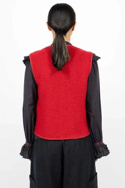 Utah Waistcoat Red