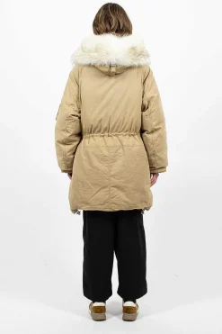 Valdez Down Coat Beige