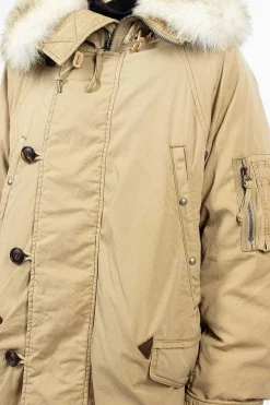 Valdez Down Coat Beige