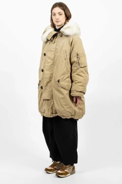 Valdez Down Coat Beige