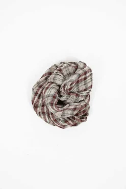 Vintage Stole Red Check