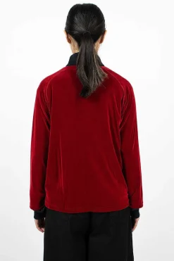 V-Neck Cardigan Red