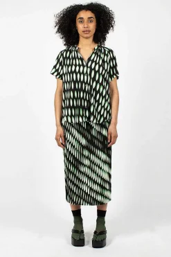 V-Neck Shirt Black/Green