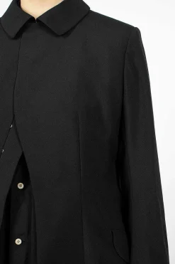 Waisted Hook Blazer Black