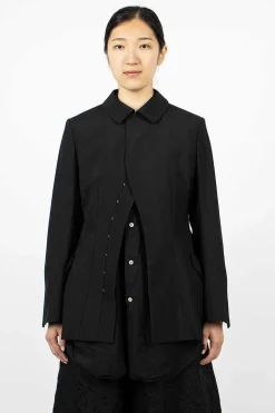 Waisted Hook Blazer Black
