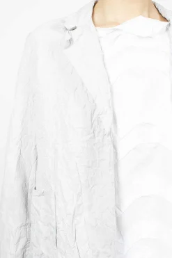 Washed Coat White Sand